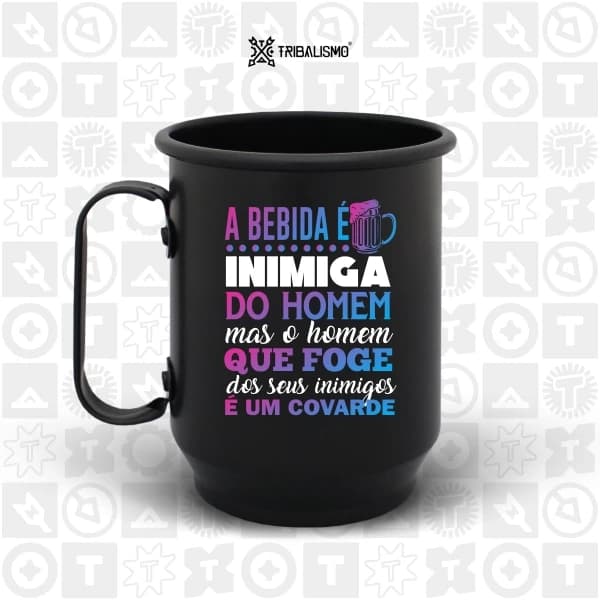 A bebida é inimiga do homem mas o homem que foge dos seu inimigos é um covarde