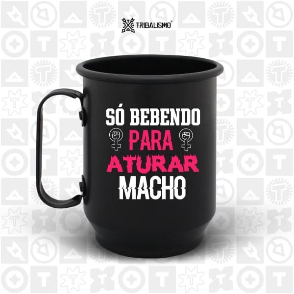 Só bebendo para aturar macho