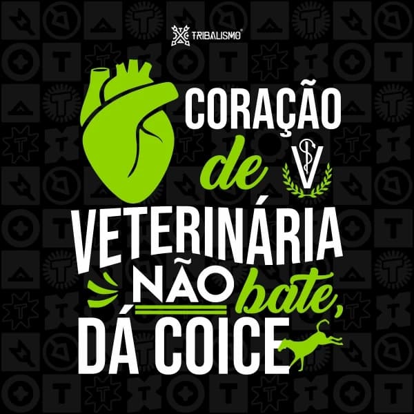 Coração de veterinária não bate, dá coice